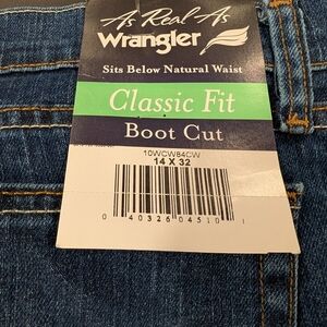 Wrangler Classic Fit Bootcut Jeans - Deep Indigo